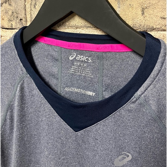 EUC ASICS long sleeve workout dry fit running gym shirt medium - Picture 3 of 7